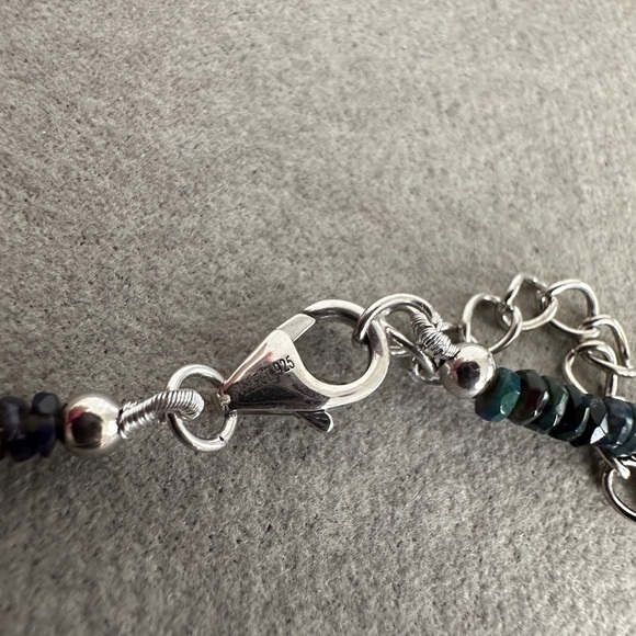 Ethiapian Black opal  Beaded Necklace - Picture 6 of 11